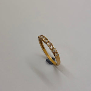 Alliance en or jaune 18K Taille-54
