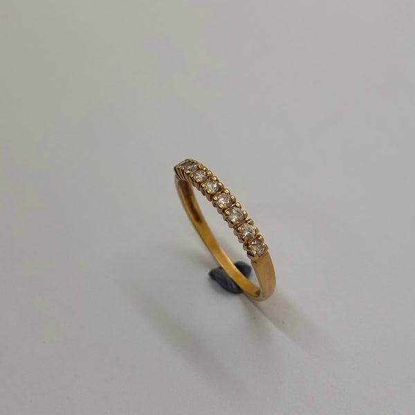Alliance en or jaune 18K Taille-54