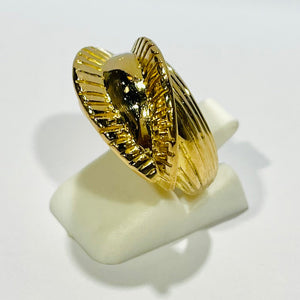 Bague Entrelacée en Or Jaune 18 K