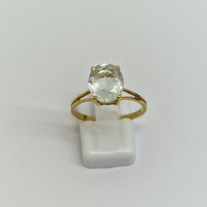 Solitaire en Or jaune 18K Taille-56