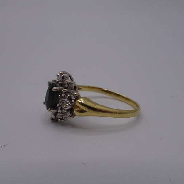 Bague Marguerite Or Jaune 18K - Taille 53