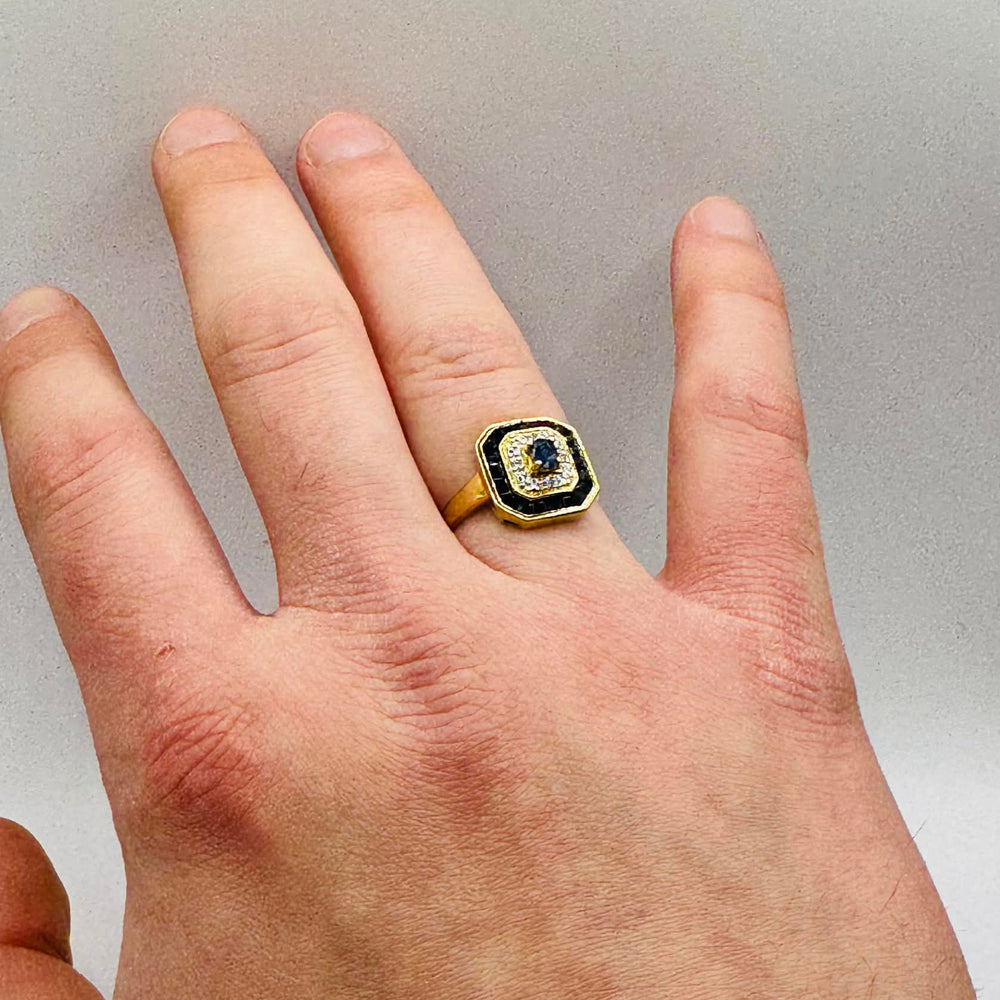 Bague Or Jaune 18K - Taille 57