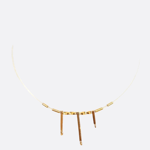 Collier Ras du Cou en Or Jaune 18K - 3.17g