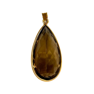 Solitaire Pendentif en Or Jaune 18k - 13.63 G