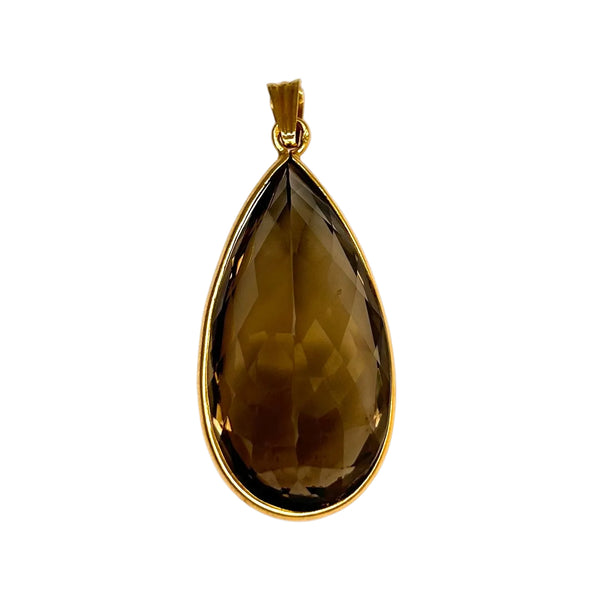 Solitaire Pendentif en Or Jaune 18k - 13.63 G