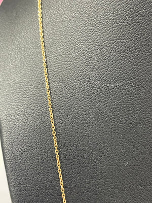 Collier Princesse en Or jaune et or blanc 18K 2.72 Grs