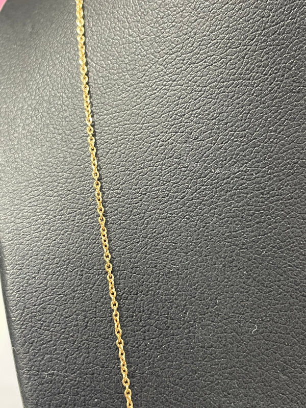 Collier Princesse en Or jaune et or blanc 18K 2.72 Grs