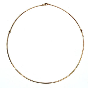 Collier câble articulé en Or jaune 18K - 7.53g