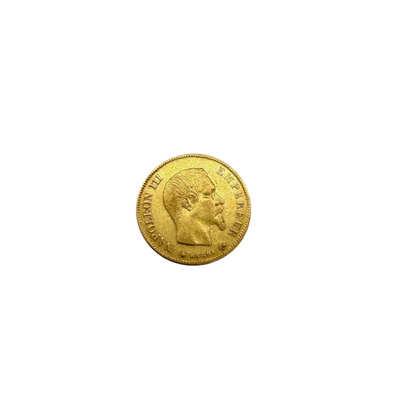 Pièce Francs or jaune 20K -  3.21 Grs