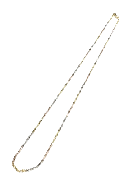 Collier Chaîne Torsadée Or 18k - 2.22 Grs