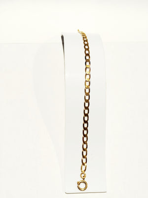 Bracelet gourmette en or jaune 18K - 9.63g