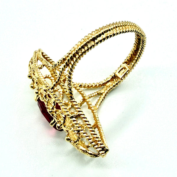 Bague Marquise Or Jaune 18 K -  4.31 G