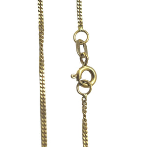 Collier Matinée Gourmette en Or Jaune 18K