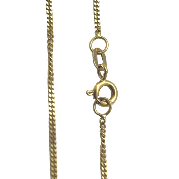 Collier Matinée Gourmette en Or Jaune 18K