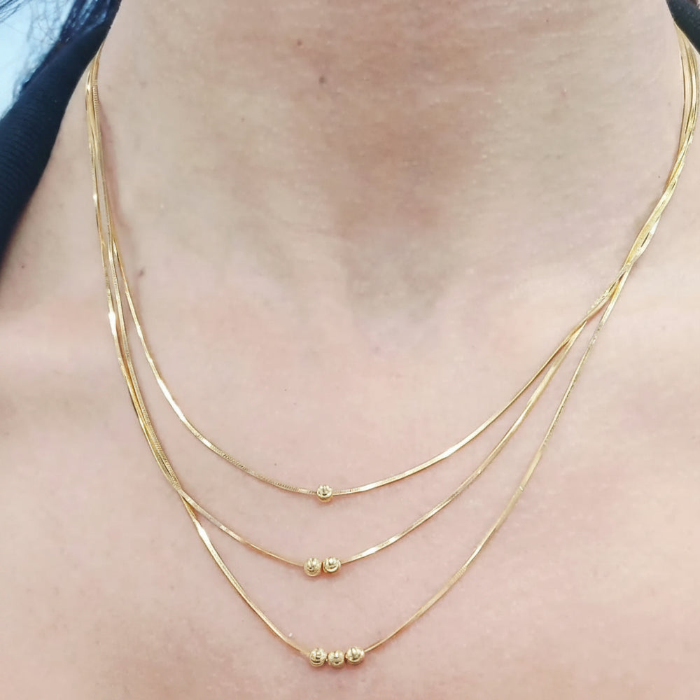 Collier en Or Jaune 21K - 12.44G - 41CM