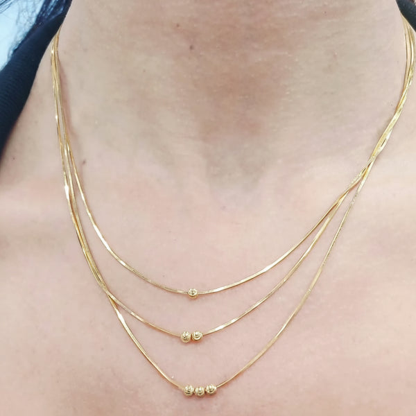 Collier en Or Jaune 21K - 12.44G - 41CM