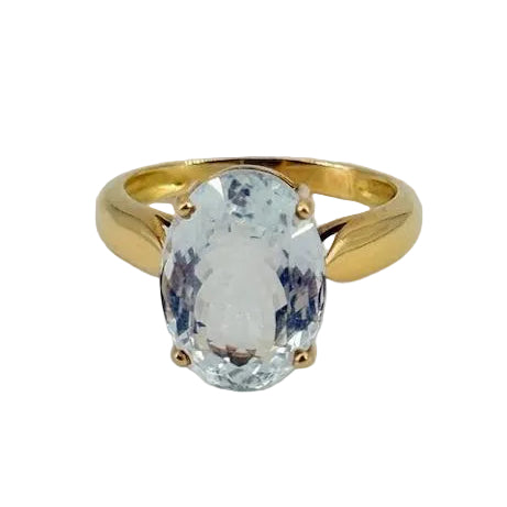 Bague en Or Jaune 18K - T53 - 4.79 Grs