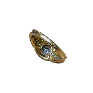 Bague Ancienne en Or Jaune 18 K - Taille 51 -  3.70 G