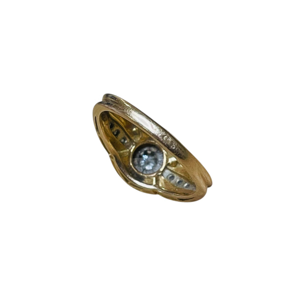 Bague Ancienne en Or Jaune 18 K - Taille 51 -  3.70 G