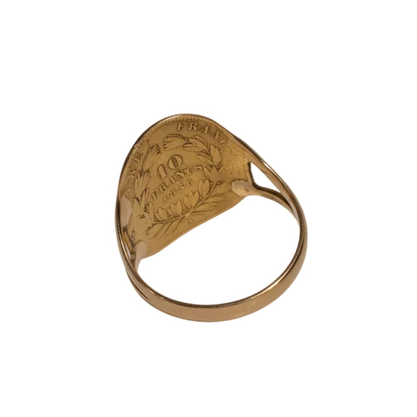 Chevalière en Or Jaune 18 K - 3.64 G