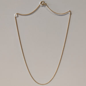 Collier Princesse Or Jaune 18K Gourmette