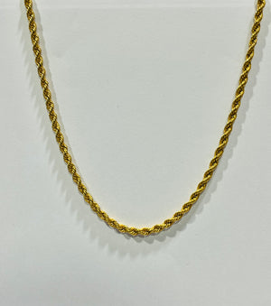 Collier en or jaune 18 K - 5.14 G