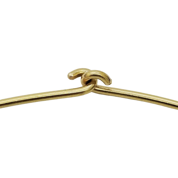 Collier Ras du cou Jonc en Or Jaune 18K