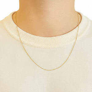 Collier en Or Jaune Forçat 18K - 1.28g