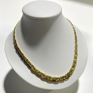 Collier Ras du Cou en Or jaune 18k - 12.55 G