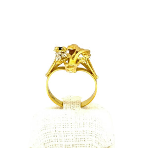 Bague en Or Jaune 18K - Taille 55 - 4.16G