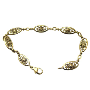 Bracelet Filigrane en Or Jaune 18 Carats