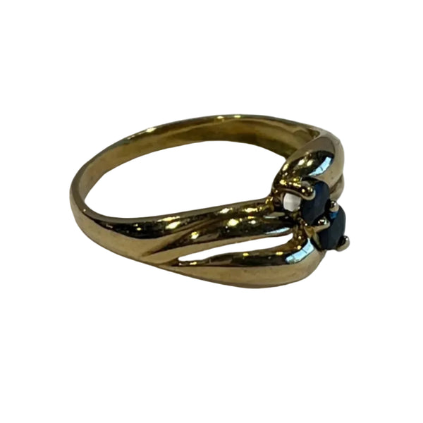 Bagues Topaze Or Jaune 18K - 2.25Grs - T54