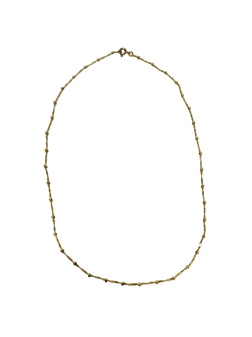 Collier Maille  Corde en Or Jaune 18K -  2.70 Grs - 42.5 cm