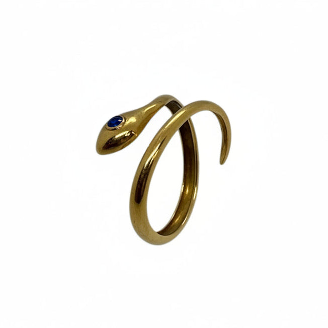 Bague Fantaisie en Or Jaune 18K - Taille 47 - 1.87g