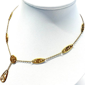 Collier Ras du Cou en Or Jaune 18k - 4.24g