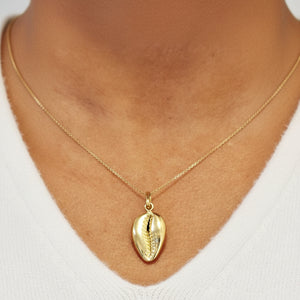 Pendentif Coquillage en Or Jaune 18 Carats
