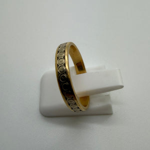 Bague en Or Jaune 18K - Taille 53