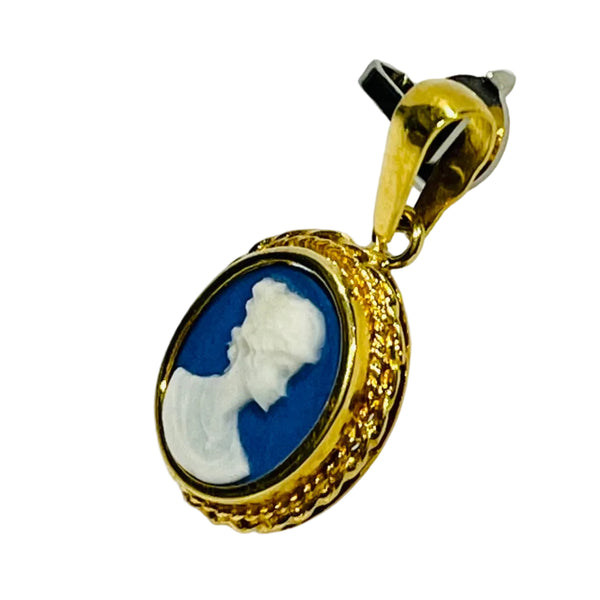 Pendentif Médaille/Camée en Or 18K - 1.53Grs