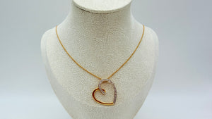 Collier Matinée Or Jaune 18 Carats avec Pendentif
