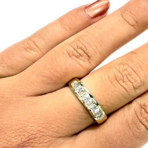 Bague Diamants en Or Jaune 18k  - T 56