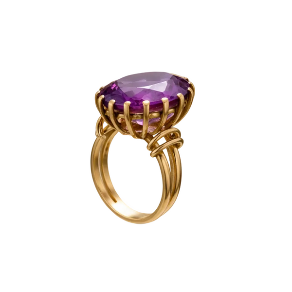 Bague Camée Ancien en Or Jaune 18k - 8 G