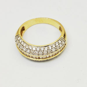Bague en Or Jaune 18 K - 5.94 G