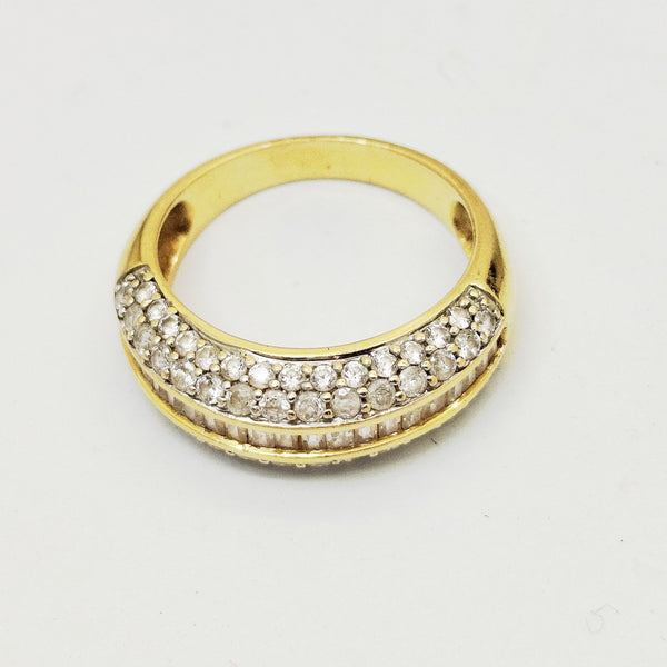 Bague en Or Jaune 18 K - 5.94 G