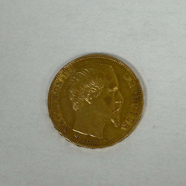 20 Francs Napoléon 1860 en Or Jaune 18K - 6.44g