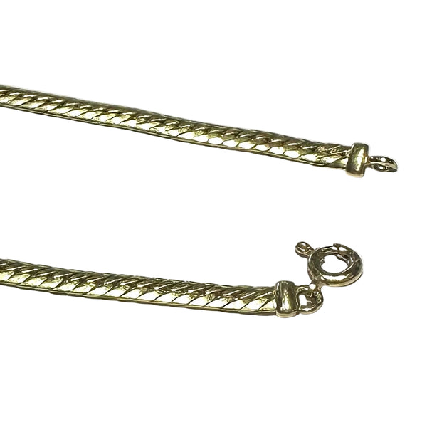 Collier Or Jaune Anglaise 18K