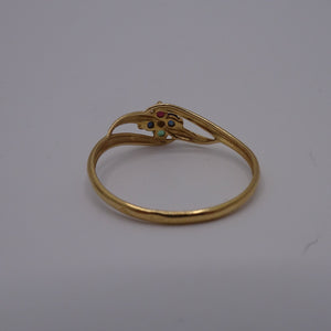 Bague en Or Jaune 18K - Taille 52