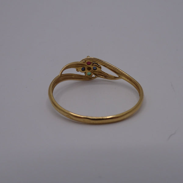 Bague en Or Jaune 18K - Taille 52