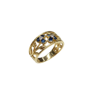 Bague en Or Jaune 18k - 4.30 G - Taille : 57