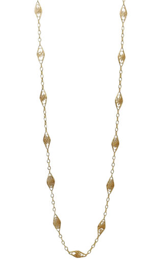 Collier Matinée en Or Jaune 18K 8.69 Grs