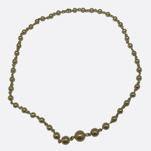 Collier Ras du Cou en Or Jaune 18K - 16.37g
